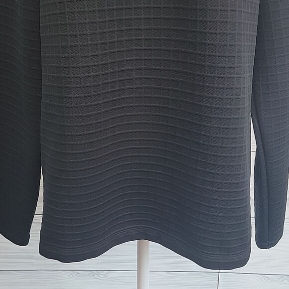 Perry Ellis Men's Black Half-Zip Pullover Sweater Size S - Picture 3 of 10